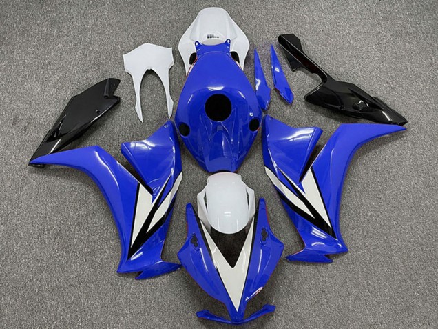 2012-2016 Honda CBR1000RR Motorcycle Fairings - White Blue Glossy Black UK