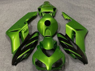 Buy 2004-2005 Honda CBR1000RR Motorcycle Fairings - Green Glossy Black Stripe UK