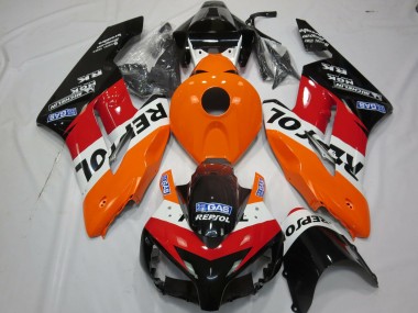 Buy 2004-2005 Honda CBR1000RR Motorcycle Fairings Kit - Orange White Red Glossy Black Repsol UK