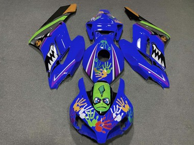Buy 2004-2005 Honda CBR1000RR Motorcycle Fairings - Blue Green Orange Black Shark UK