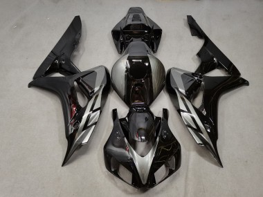 Buy 2006-2007 Honda CBR1000RR Motorcycle Fairings - Silver Glossy Black UK