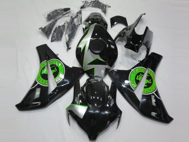 Buy 2008-2011 Honda CBR1000RR Motorcycle Fairings - Silver Green Glossy Black UK