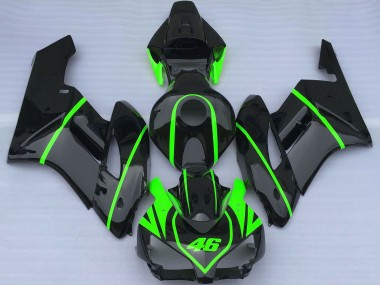 Buy 2004-2005 Honda CBR1000RR Motorcycle Fairings - Glossy Black High Viz Green UK