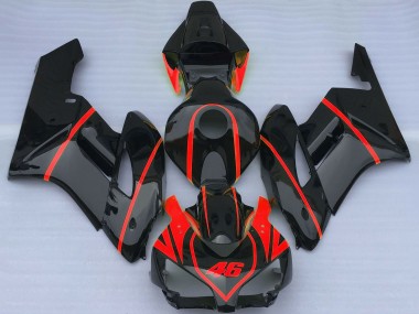 Buy 2004-2005 Honda CBR1000RR Motorcycle Fairings - Glossy Black Red UK
