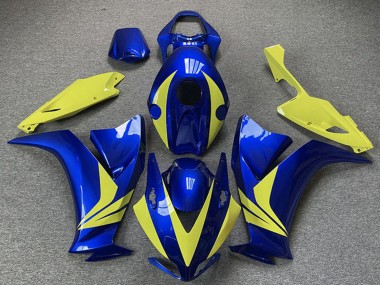 Buy 2012-2016 Honda CBR1000RR Motorcycle Fairings - Blue High Vis Yellow UK