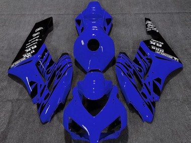 Buy 2004-2005 Honda CBR1000RR Motorcycle Fairings - Blue Glossy Black Flame UK