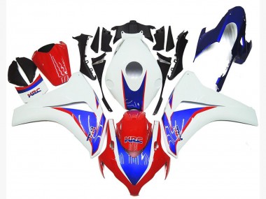 Buy 2008-2011 Honda CBR1000RR Motorcycle Fairing Kits - White Blue Red HRC UK