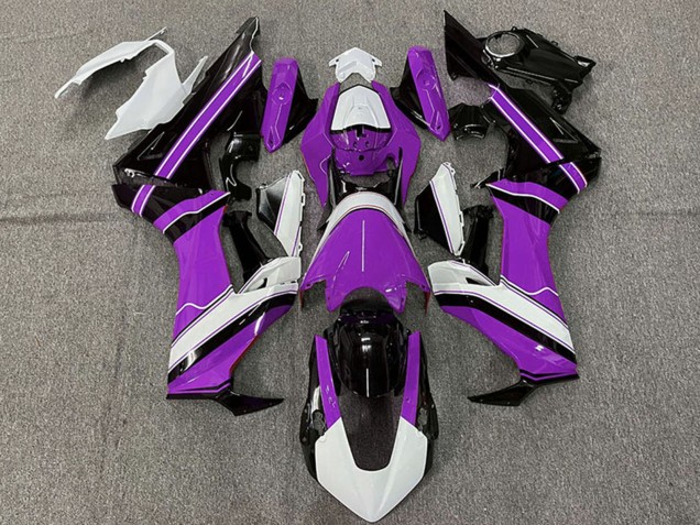 2017-2024 Honda CBR1000RR Motorcycle Fairing - White Purple Glossy Black UK