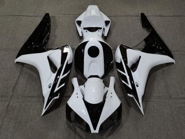 Buy 2006-2007 Honda CBR1000RR Motorcycle Fairing - White Glossy Black UK