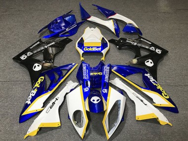 Buy 2012-2016 Honda CBR1000RR Motorcycle Fairings - White Blue Yellow Glossy Black GoldBet UK