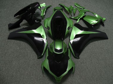 Buy 2008-2011 Honda CBR1000RR Motorcycle Fairings - Green Glossy Black Custom UK