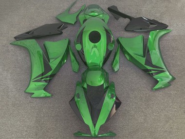Buy 2012-2016 Honda CBR1000RR Motorcycle Fairings - Green Glossy Black Style UK