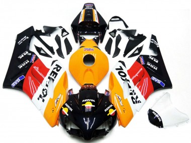 Buy 2004-2005 Honda CBR1000RR Motorcycle Fairing Kits - Orange White Red Glossy Black Repsol UK