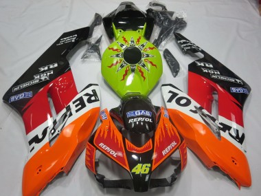 Buy 2004-2005 Honda CBR1000RR Motorcycle Fairings - Lime Green Orange White Red Glossy Black Rossi Repsol UK