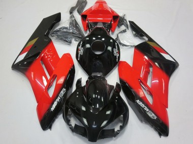 Buy 2004-2005 Honda CBR1000RR Motorcycle Fairings - Red Glossy Black Mugen UK