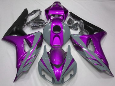Buy 2006-2007 Honda CBR1000RR Motorcycle Fairings - Nardo Grey Purple Matte Black UK