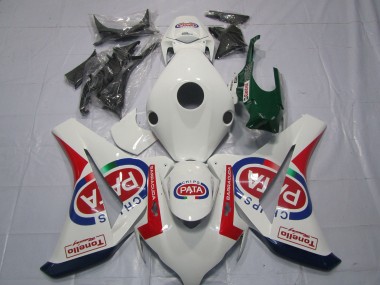 Buy 2008-2011 Honda CBR1000RR Motorcycle Fairings - White Red Blue Pata Castrol Tonello UK