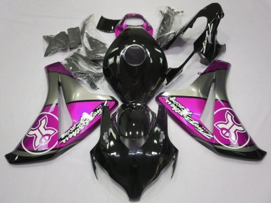 Buy 2008-2011 Honda CBR1000RR Motorcycle Fairings - Grey Pink Glossy Black UK
