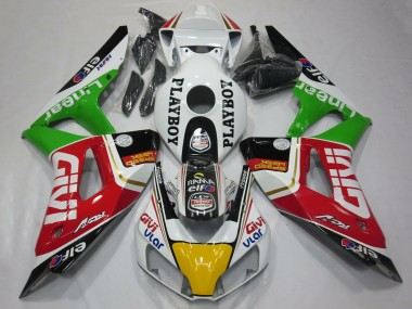 Buy 2006-2007 Honda CBR1000RR Motorcycle Fairings - White Red Green Yellow Black Givi PlayBoy UK