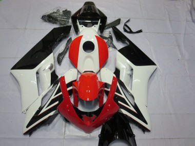 Buy 2004-2005 Honda CBR1000RR Motorcycle Fairings - White Red Glossy Black Stripe UK