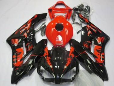 Buy 2004-2005 Honda CBR1000RR Motorcycle Fairings - Red Glossy Black Le Mis UK