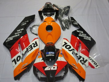 Buy 2004-2005 Honda CBR1000RR Motorcycle Fairings - Orange White Red Glossy Black Repsol 26 UK
