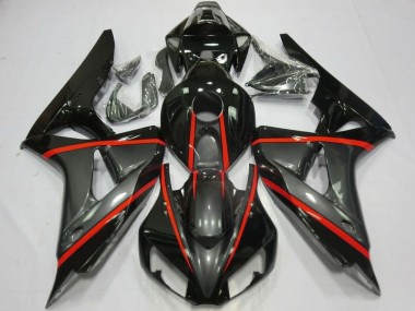 Buy 2006-2007 Honda CBR1000RR Motorcycle Fairings - Glossy Black Grey Red UK