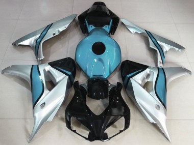 Buy 2006-2007 Honda CBR1000RR Motorcycle Fairings - Silver Light Blue Glossy Black UK