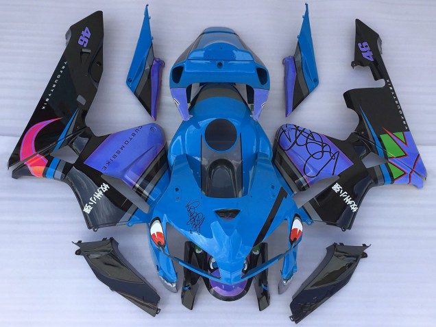 2005-2006 Honda CBR600RR Motorcycle Fairings - Blue Shark UK