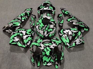 Buy 2005-2006 Honda CBR600RR Motorcycle Fairings - Camouflage Light Green UK