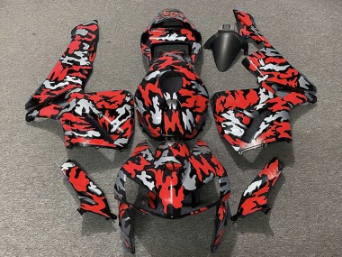 Buy 2005-2006 Honda CBR600RR Motorcycle Fairings - Camouflage Red UK