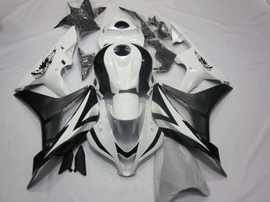Buy 2007-2008 Honda CBR600RR Motorcycle Fairings - White Matte Black OEM Style UK