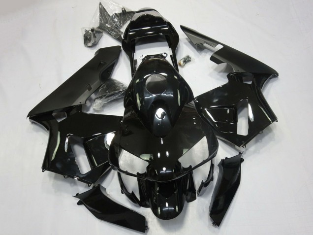 2003-2004 Honda CBR600RR Motorcycle Fairing - Glossy Black Matte Black UK