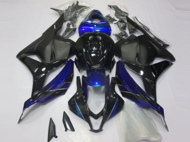 Buy 2009-2012 Honda CBR600RR Motorcycle Fairing - Blue Glossy Black Matte Black UK