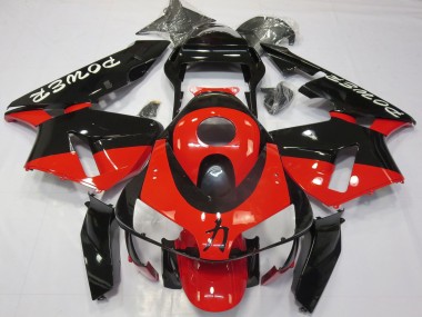 Buy 2003-2004 Honda CBR600RR Motorcycle Fairings - Red Glossy Black Power UK