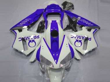 Buy 2003-2004 Honda CBR600RR Motorcycle Fairings - White Blue Pramac UK