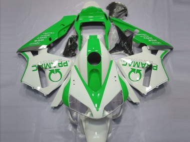 Buy 2003-2004 Honda CBR600RR Motorcycle Fairings - White Green Pramac UK