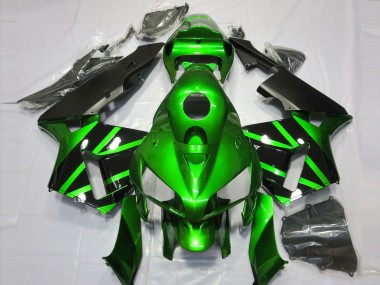 Buy 2005-2006 Honda CBR600RR Motorcycle Fairings - Green Black UK