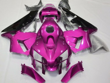 Buy 2005-2006 Honda CBR600RR Motorcycle Fairings - Hot Pink Black CBR Style UK