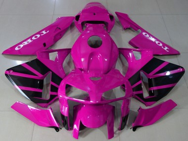 Buy 2005-2006 Honda CBR600RR Motorcycle Fairings - Hot Pink Black OEM Style UK
