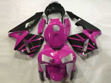 Buy 2003-2004 Honda CBR600RR Motorcycle Fairings - Hot Pink Glossy Black OEM Style UK