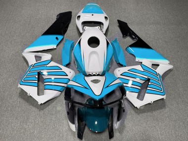 Buy 2005-2006 Honda CBR600RR Motorcycle Fairings - White Light Blue Wings UK