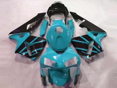 Buy 2003-2004 Honda CBR600RR Motorcycle Fairings - Light Blue Glossy Black OEM Style UK