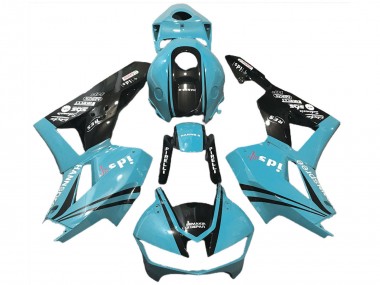Buy 2013-2023 Honda CBR600RR Motorcycle Fairings - Light Blue Glossy Black UK