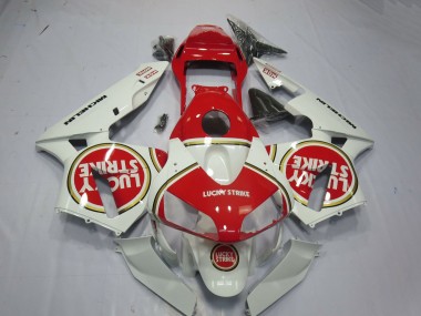 Buy 2003-2004 Honda CBR600RR Motorcycle Fairings - White Red Lucky Strike UK