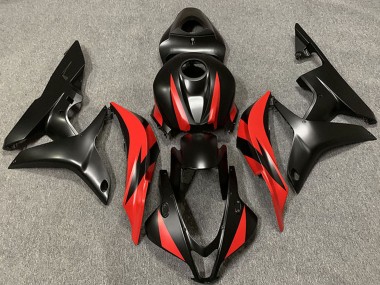 Buy 2007-2008 Honda CBR600RR Motorcycle Fairings - Red Matte Black UK