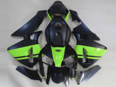 Buy 2005-2006 Honda CBR600RR Motorcycle Fairings - Matte Black Light Green UK