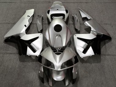 Buy 2005-2006 Honda CBR600RR Motorcycle Fairings - Matte Silver and Black UK