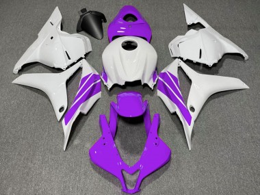 Buy 2009-2012 Honda CBR600RR Motorcycle Fairings - White Purple Stripe UK
