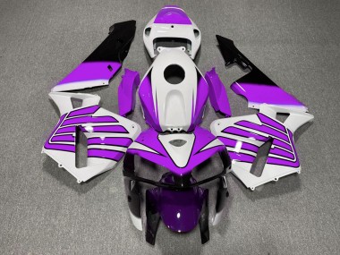 Buy 2005-2006 Honda CBR600RR Motorcycle Fairings - Purple and White Wings UK